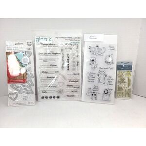 Scrapbooking Stamps and Dies Gina K Recollections & Others